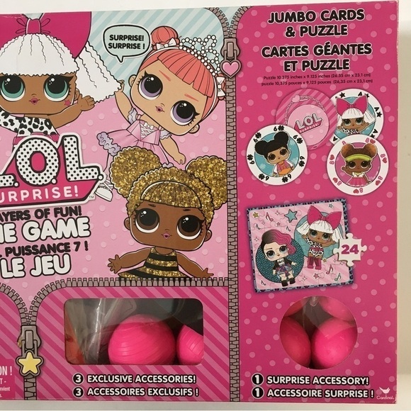 L.O.L. Surprise 7 Layers of Fun Game Jumbo Cards & Puzzle - Picture 4 of 14